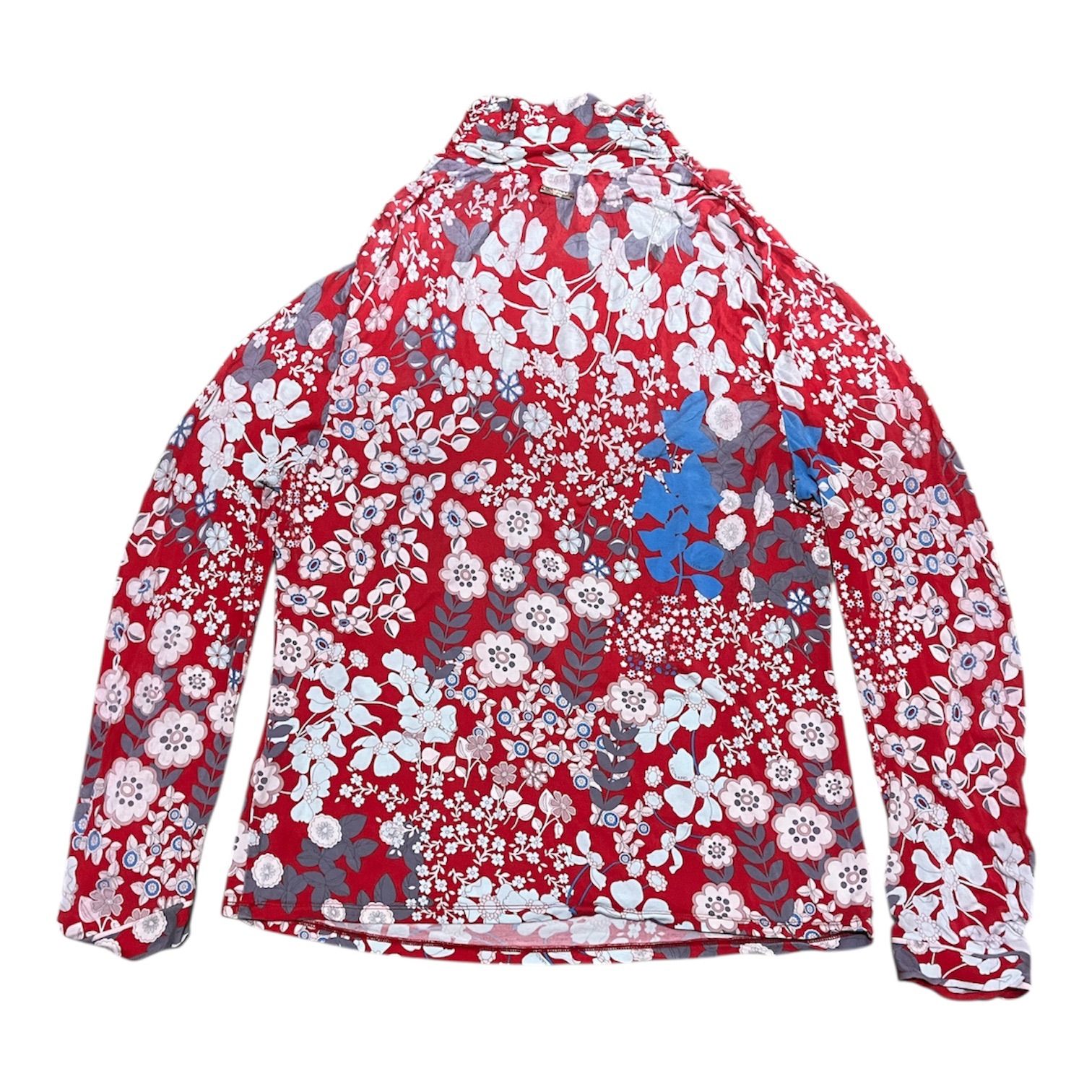 レオナール LEONARD 長袖 ハイネック カットソー 総柄 スポーツ 再生