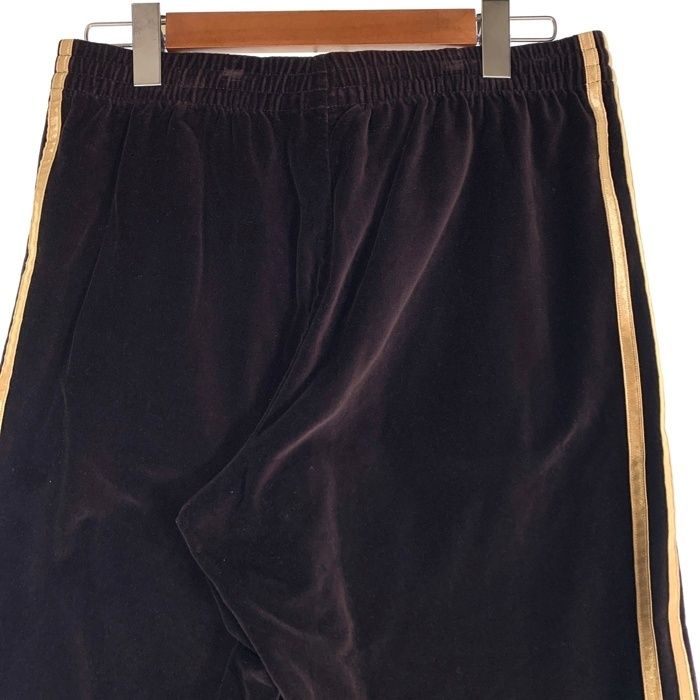 adidas×Beauty&Youth別注 ベロア ブラウン パンツ ゴールド adidas×Beauty&Youth別注 ベロア ブラウン パンツ ゴールド｜Yahoo