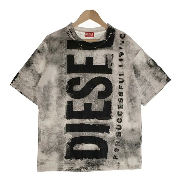 DIESEL ディーゼル T-BOXT-BISC 半袖 Tシャツ ブラック ホワイト