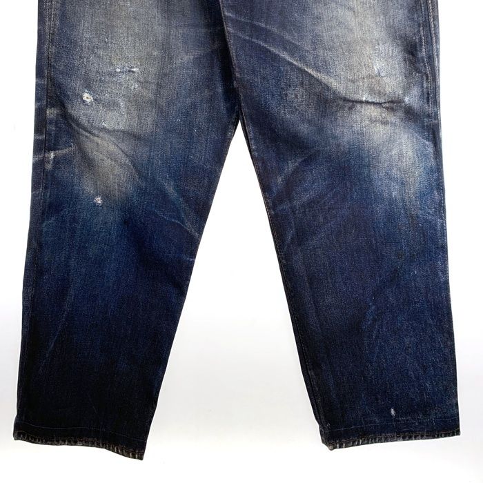 US アス Fake Vintage Denim Easy Pants フェイクヴィンテージデニム