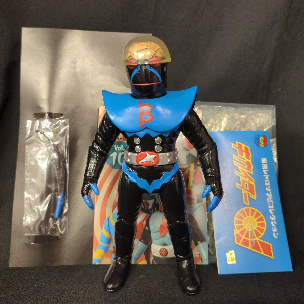 メディコムトイ 東映レトロソフビコレクション ブルーハカイダー メディコム・トイ 東映レトロソフビコレクション キカイダー01 ブルー