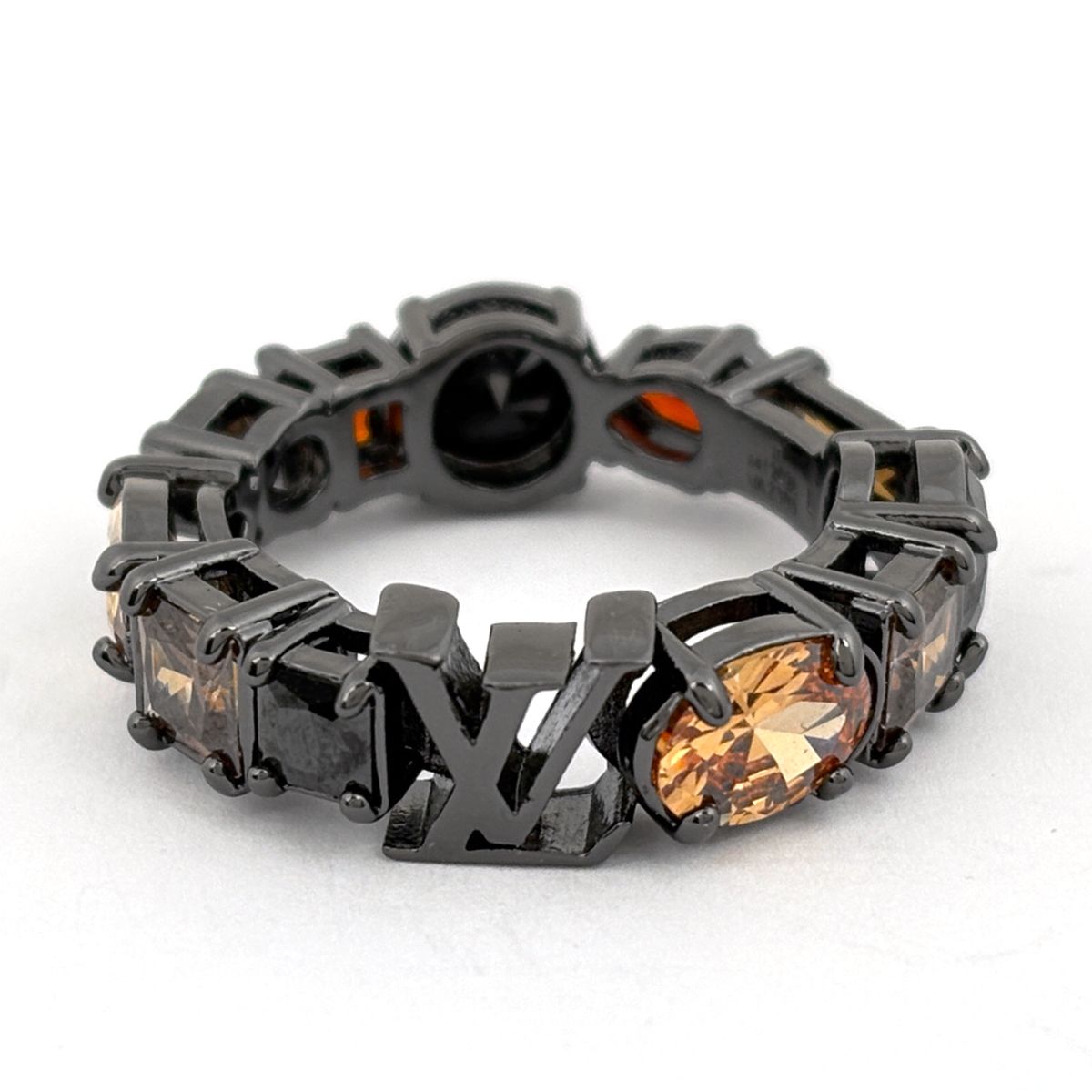 ルイ・ヴィトン Louis Vuitton ロゴ カラーストーン リング 指輪