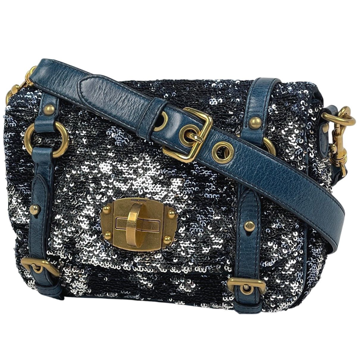 ミュウミュウ クラッチ ショルダー バッグ MIU MIU(ミュウミュウ 