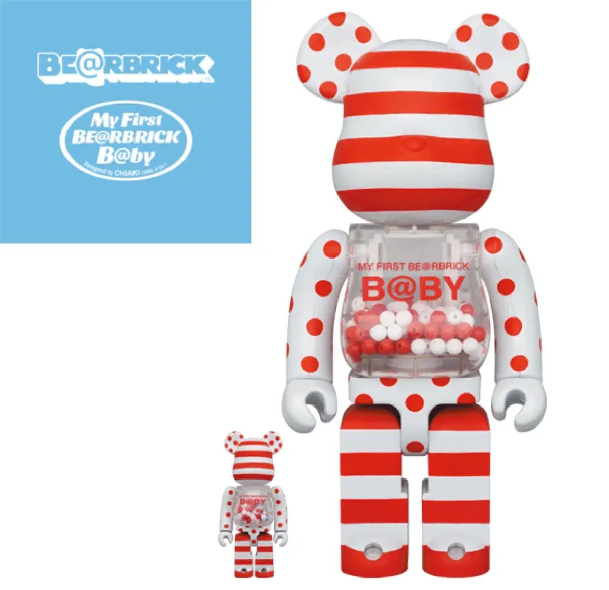 ベアブリック MY FIRST BE@RBRICK B@BY 400% 100% セット - メルカリ