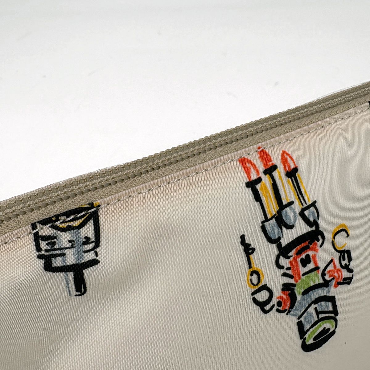 プラダ PRADA ロゴプレート ポーチ ロボット 化粧ポーチ テスート 
