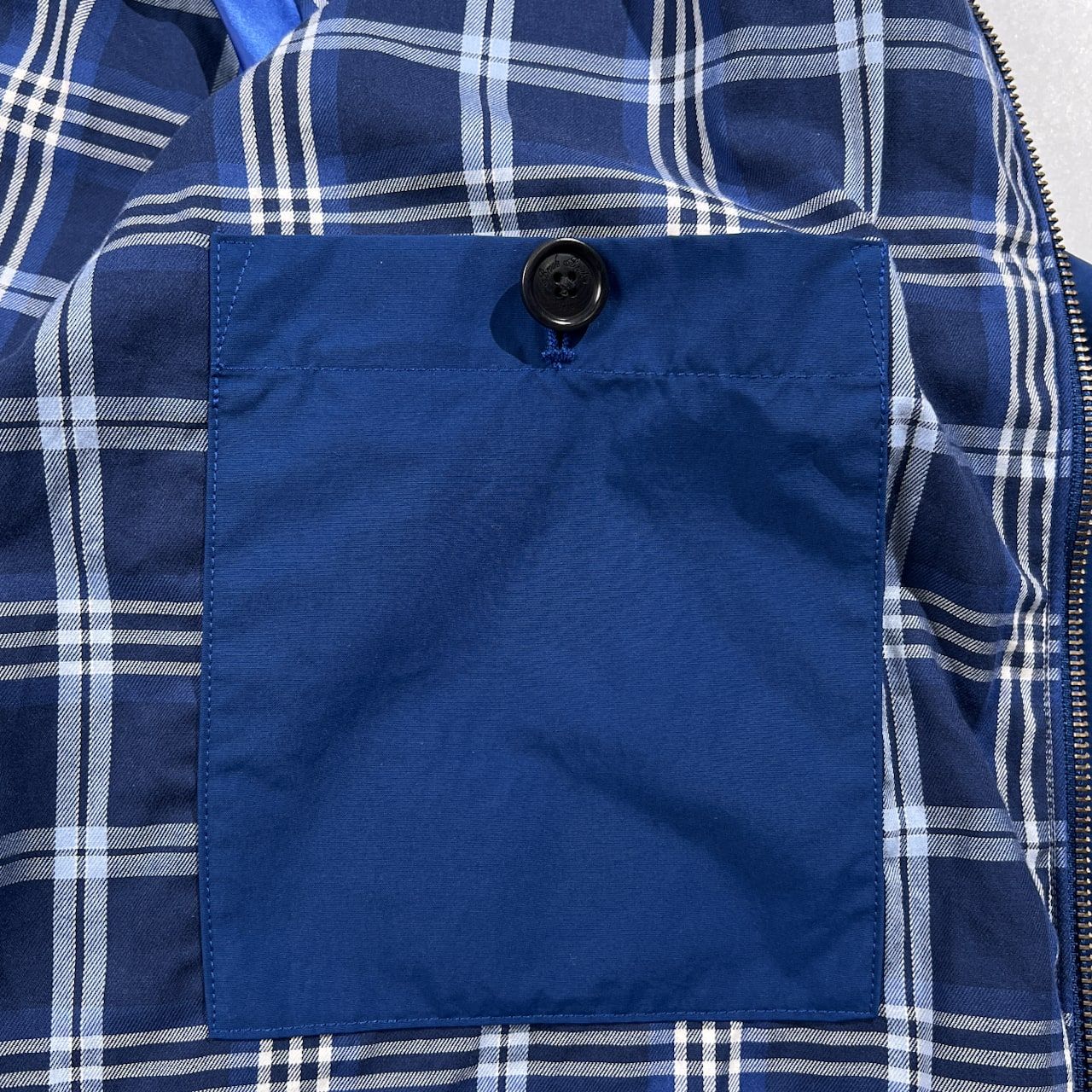 ブルックスブラザーズ ドリズラージャケット 裏地チェック シンガポール製 Brooks Brothers - Brooks Brothers スイングトップ、ドリズラー