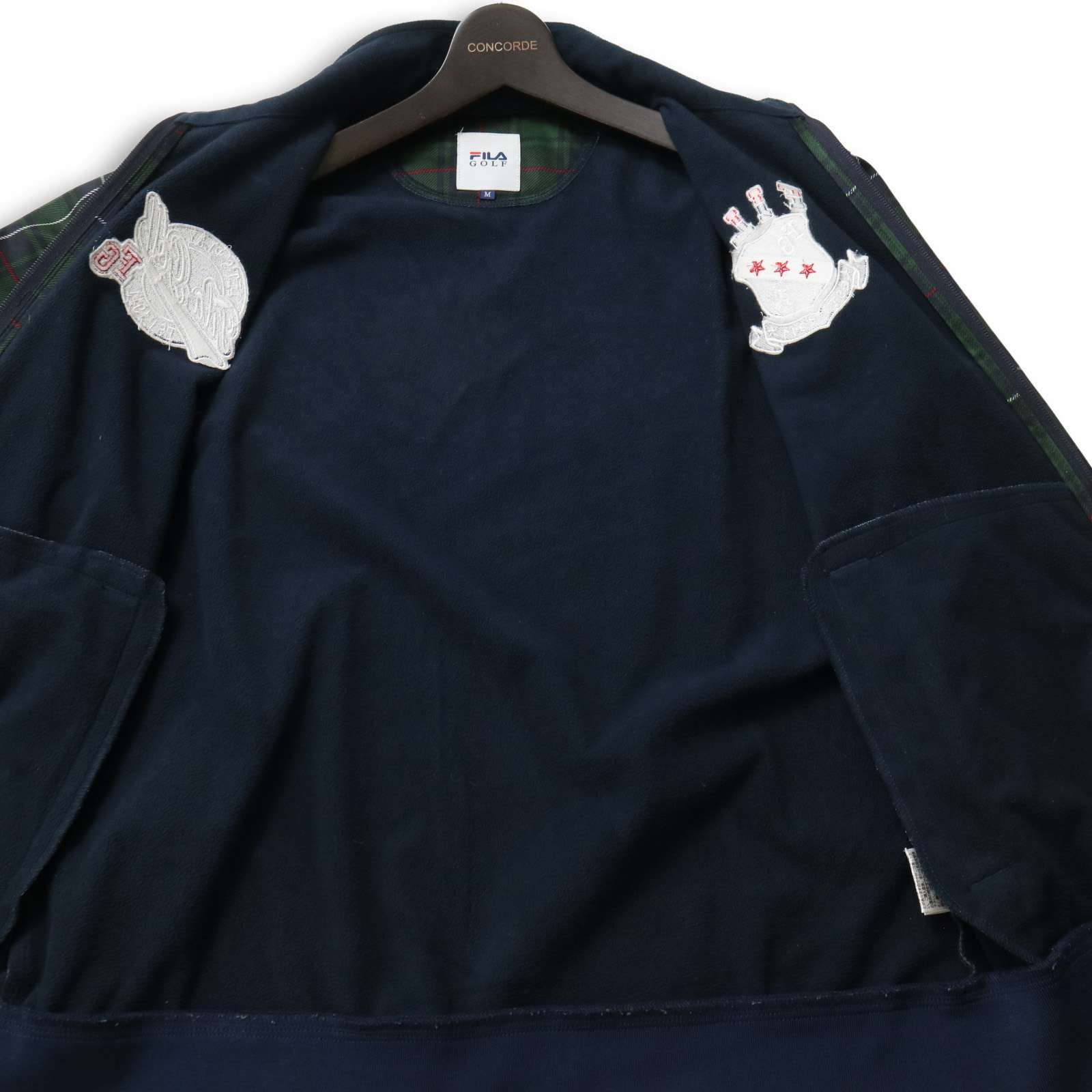 美品】FILA GOLF フィラ ゴルフ 秋冬 裏フリース☆ タータンチェック