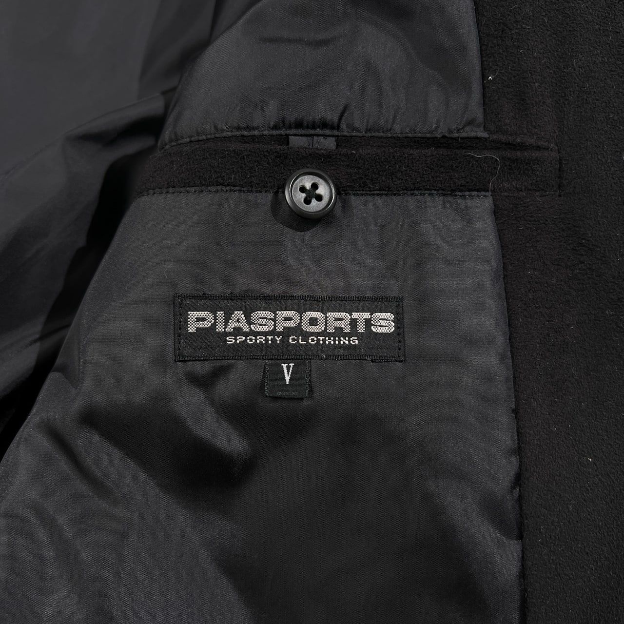 本毛皮 PIA SPORTS ピアスポーツ 毛皮 ラビット ファー 切替 ブルゾン