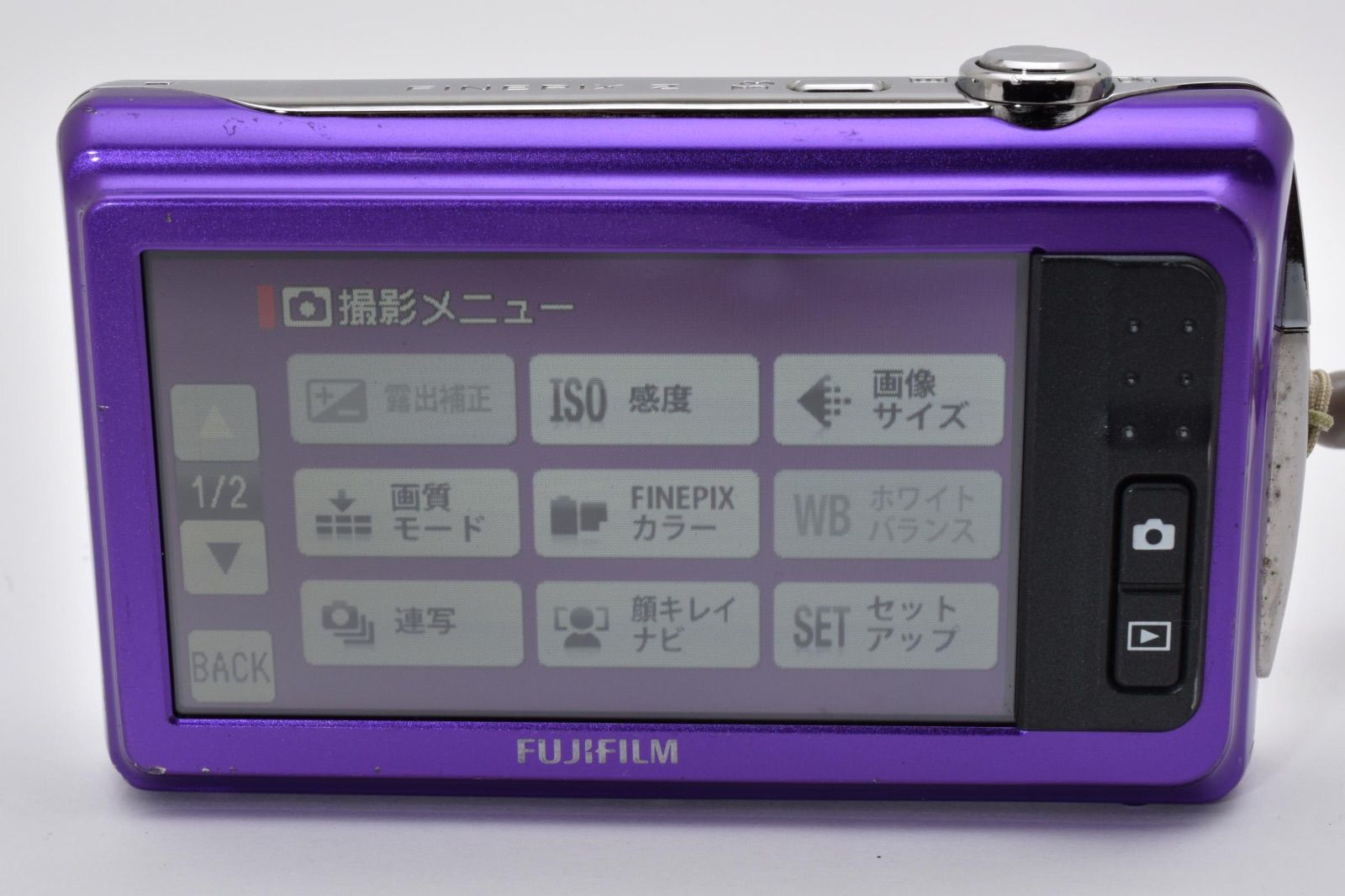 美品】フジフィルム FUJIFILM FINEPIX Z90 パープル コンパクト