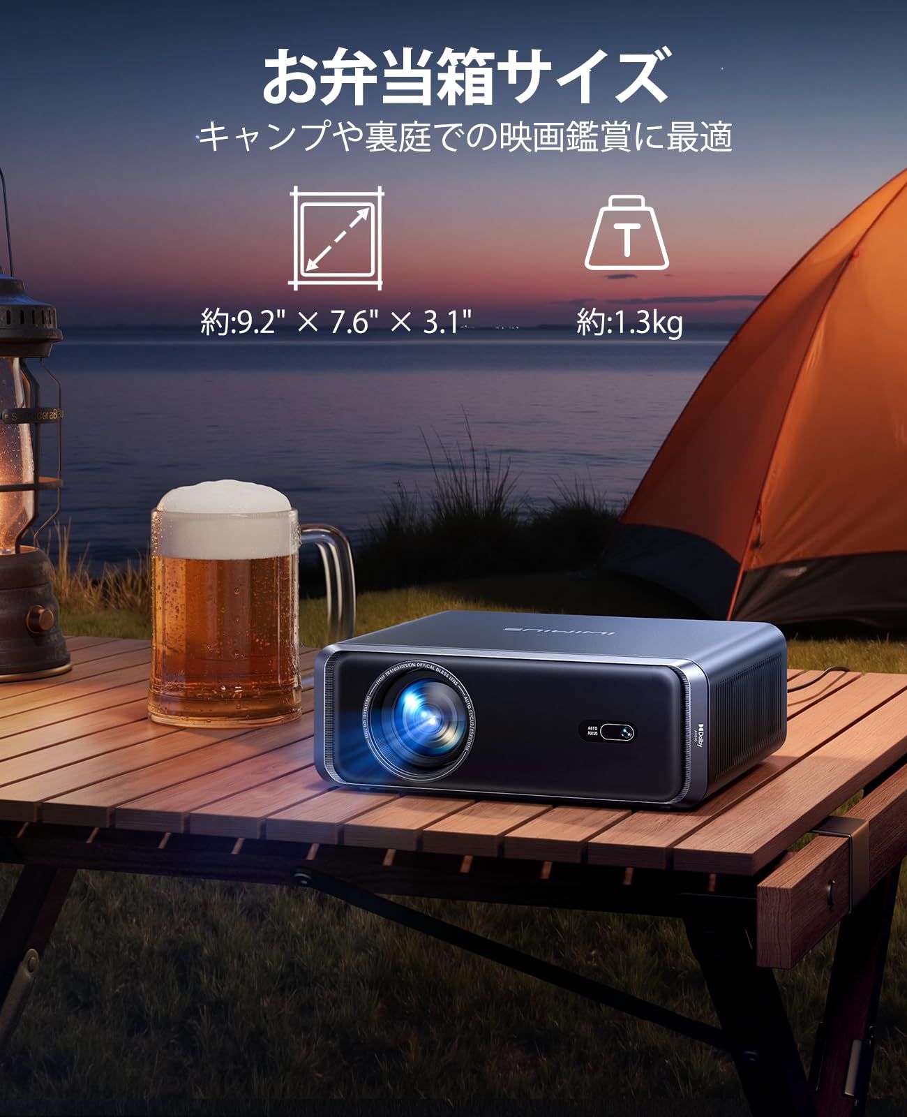 プロジェクター 4k【Netflixライセンス】1000ASNI高輝度 【公式通販】