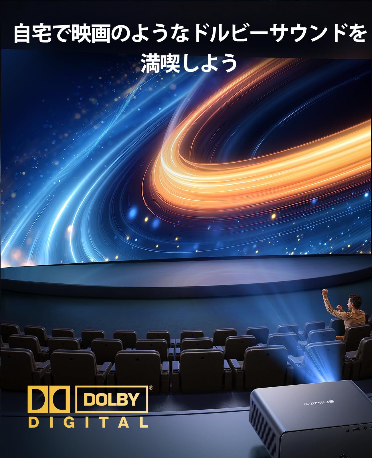 新品 プロジェクター 4k【Netflixライセンス&20WDoIby対応】1000ASNI高