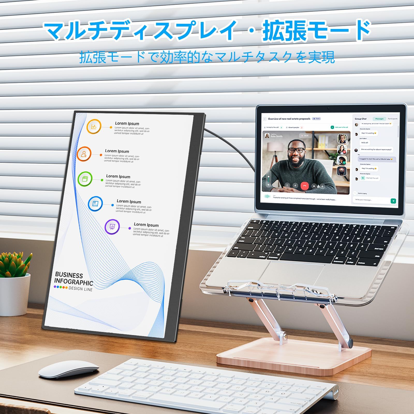 ディスプレイ・モニター 新品 14インチ ポータブルモニター 超薄型IPS