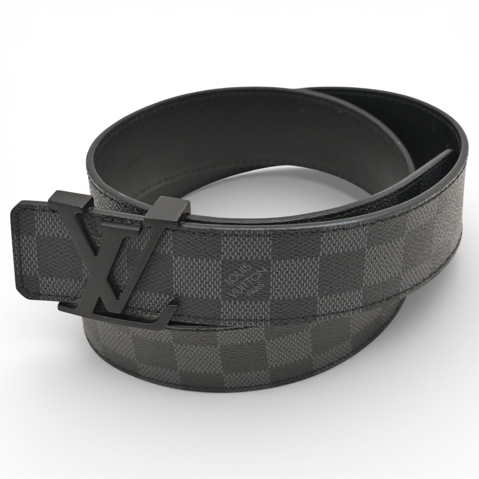 ルイヴィトン ダミエグラフィット サンチュール LV イニシアル ベルト