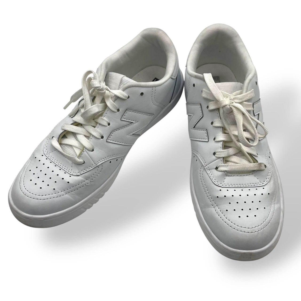 美品 new balance ニューバランス スニーカー CT05 WT 超軽量 ロゴ 白 