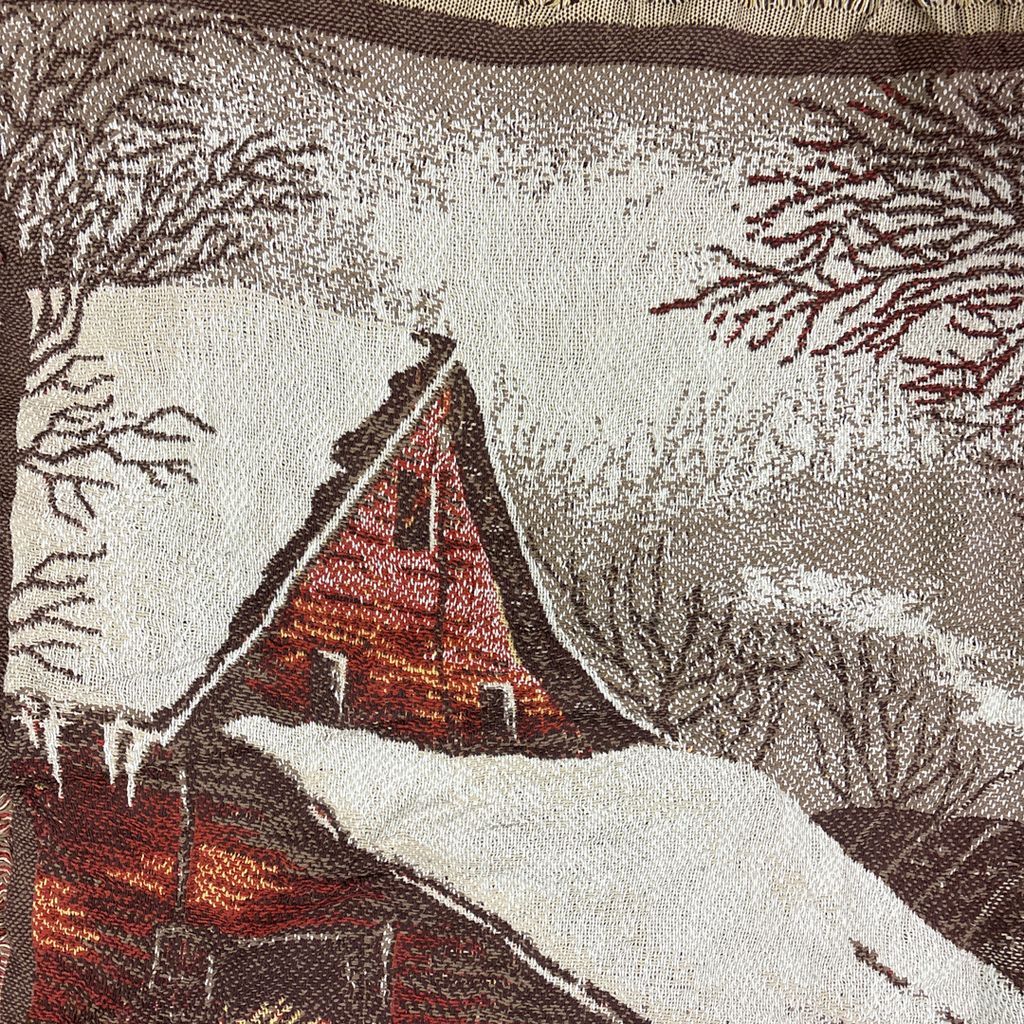 める】80s USA ブランケット ヴィンテージラグ タペストリー vintage