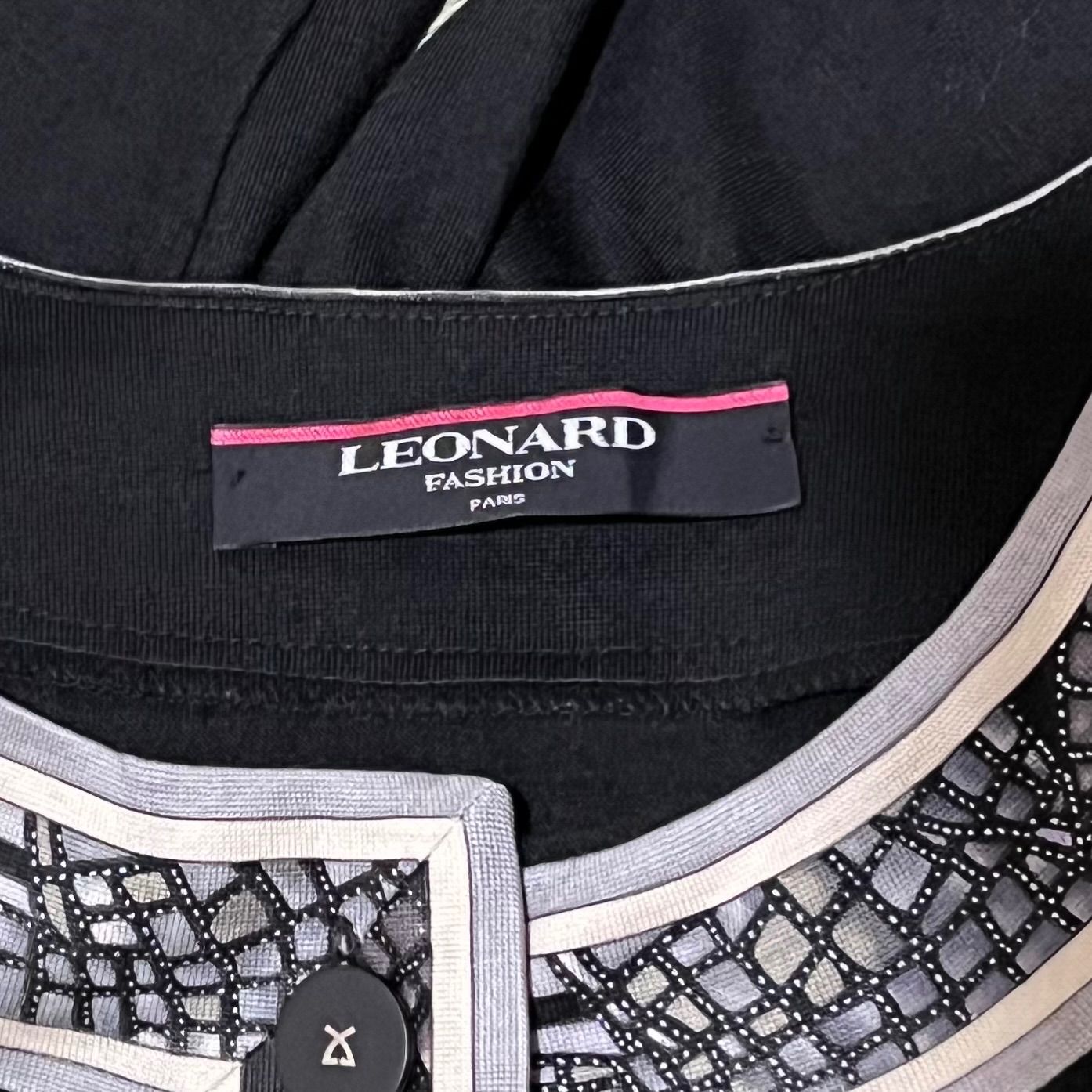 【未使用】LEONARD レオナール 黒 厚手 カーディガン アウター LL 2026年最新】Yahoo!オークション -レオナール leonard カーディガンの