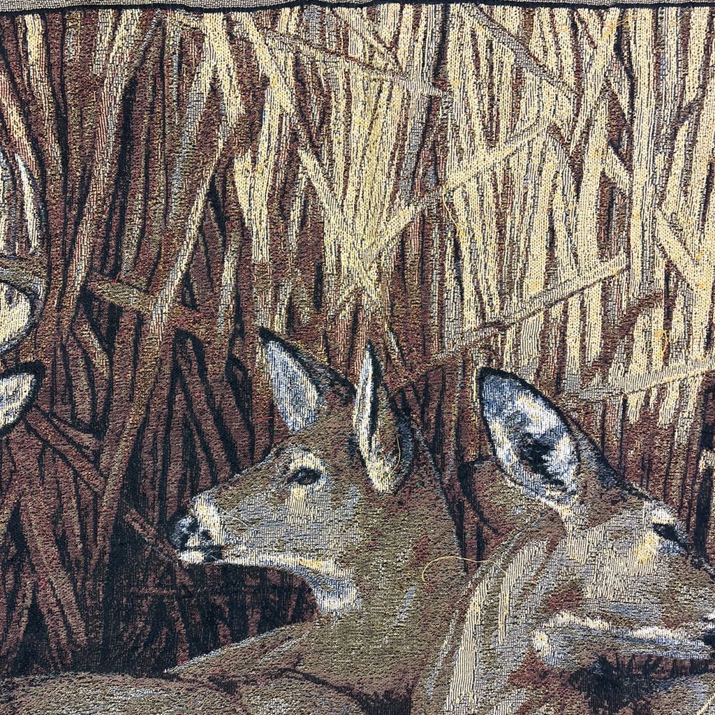 vintageラグ ブランケット マルチカバー タペストリー アニマル 動物 