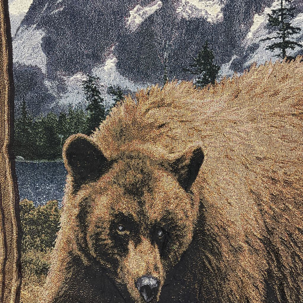 vintageラグ ブランケット マルチカバー タペストリー アニマル 動物