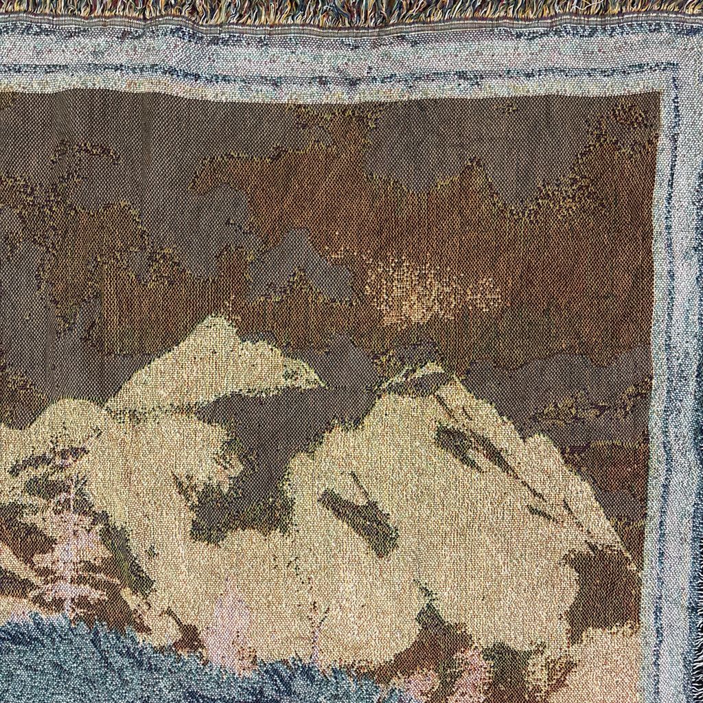 vintageラグ ブランケット マルチカバー タペストリー アニマル 動物