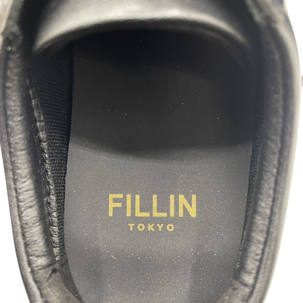 極美品 FILLIN フィルイン スニーカー CLASSIC スタイルアップ レザー 