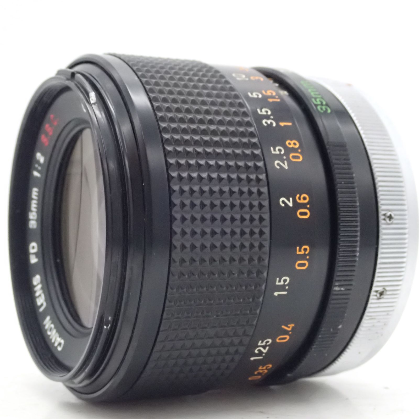 Canon FD 35mm f/2 S.S.C.広角レンズ（整備品） 整備品 Canon FD S.S.C. 35mm f2 (Ⅱ) 広角レンズ 整備済 Canon FD 35mm F2
