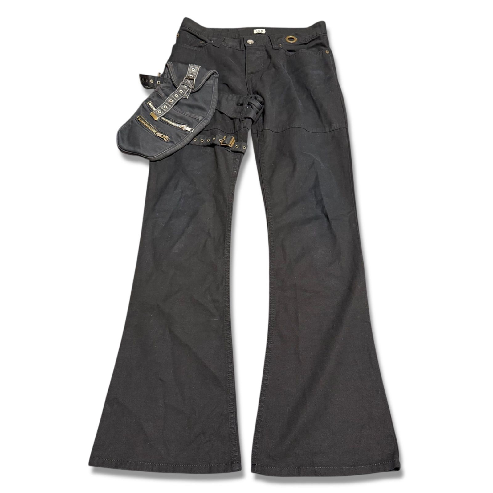 L.G.B. ルグランブルー パイロットフレアパンツ Y2K 平成ファッション