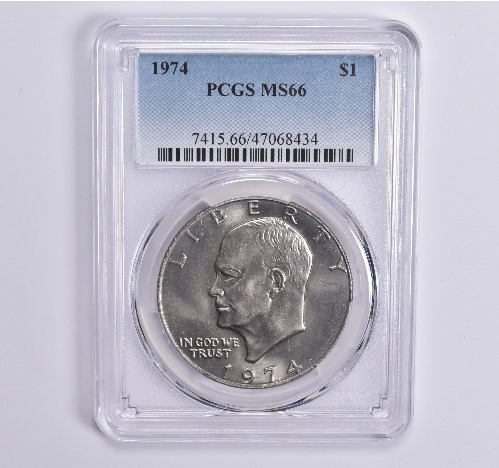 MS66 1974 アイゼンハワー ドル アイク PCGS ブルー ラベル - メルカリ