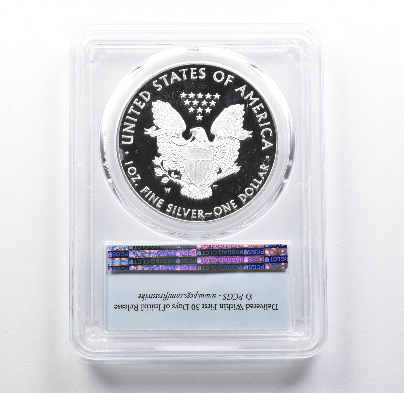 アメリカ　イーグル銀貨　２０１８年　PCGS PR70DCAM 2018-W American Silver Eagle Proof - PCGS PR70 DCAM