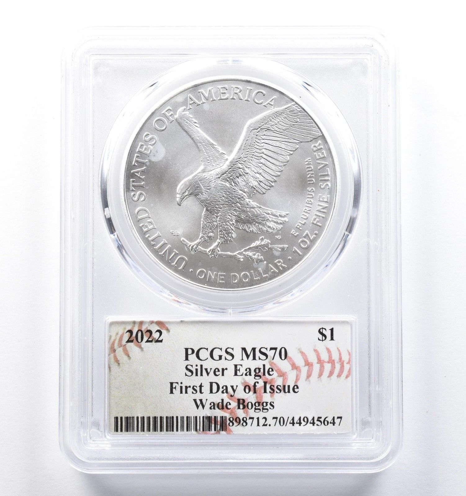 【新品】Eagleシルバーイーグル銀貨2022-W PCGS MS70 Blue 新品】Eagleシルバーイーグル銀貨2022-W PCGS MS70 Blue 新品】Eagle