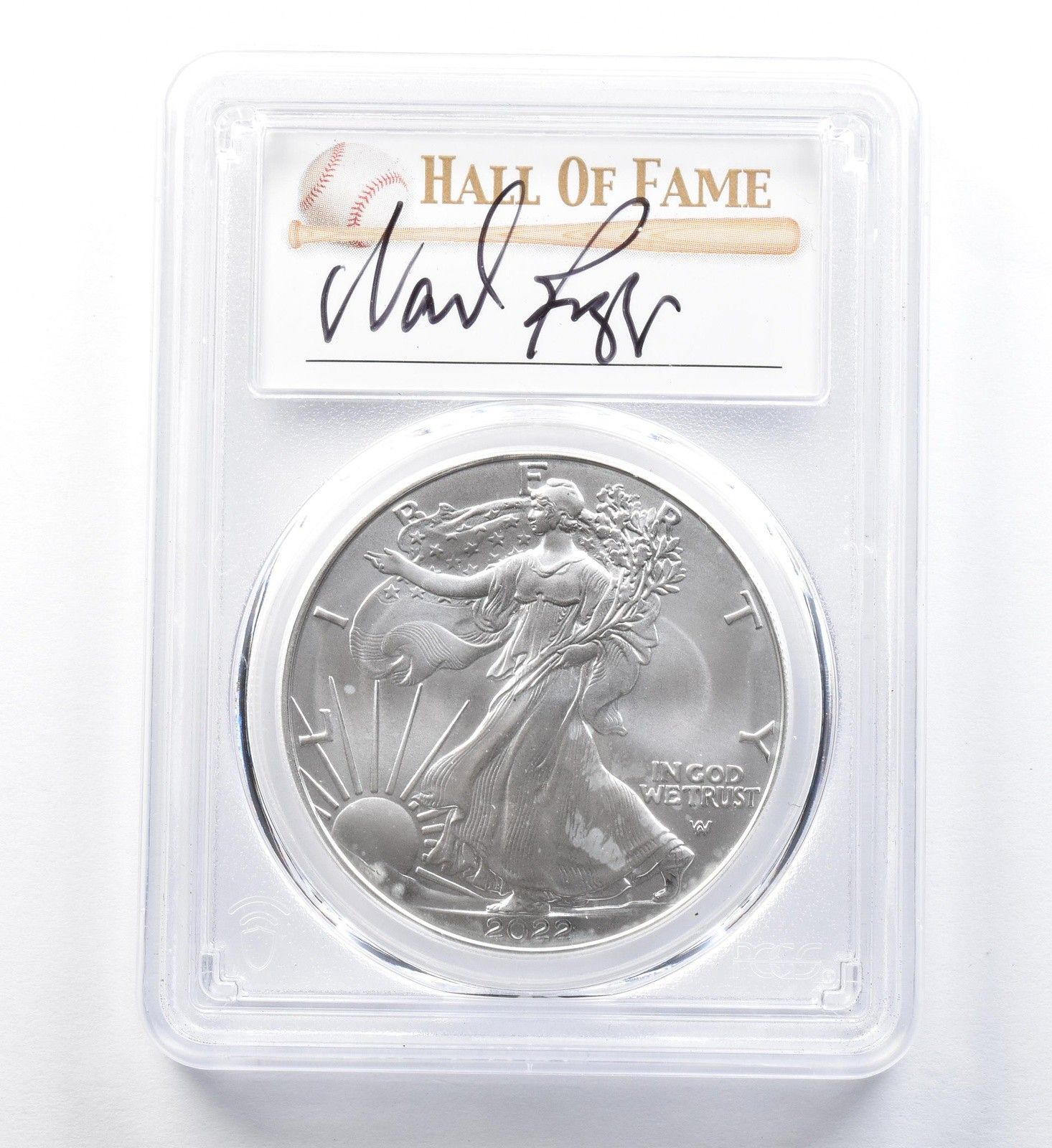 【新品】Eagleシルバーイーグル銀貨2022-W PCGS MS70 Blue 2022年 アメリカン シルバー イーグル ウェイド ボッグス FDOI MS70