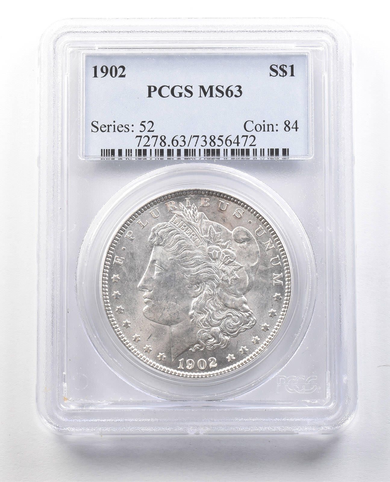 1902 モルガンMorgan Silver Dollar MS63 銀貨130 1902年 モルガン銀貨 MS63 PCGS *1334 - メルカリ