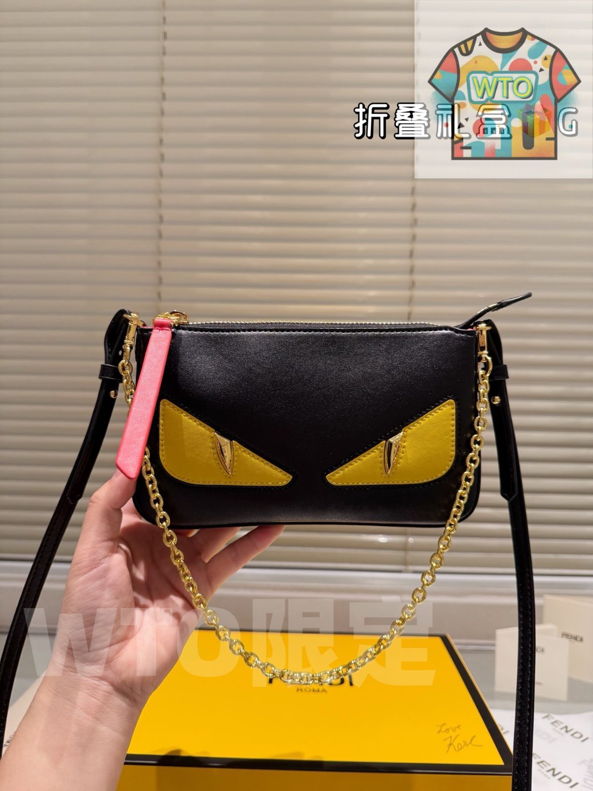 今日特価】Vintage Fendi フェンディ ミニモンスター アームポーチ（20