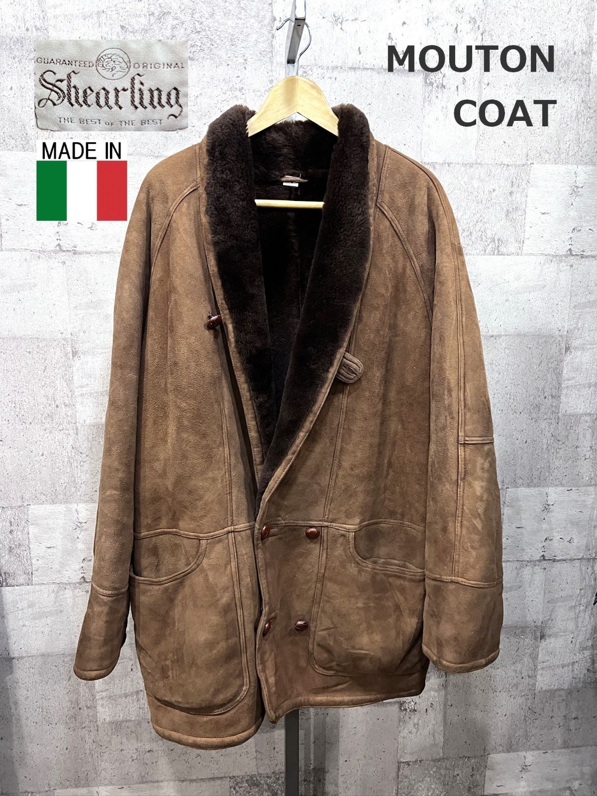 80'S イタリア製 Shearling ムートンコート シアリング 80'S イタリア製 Shearling ムートンコート シアリング - メルカリ