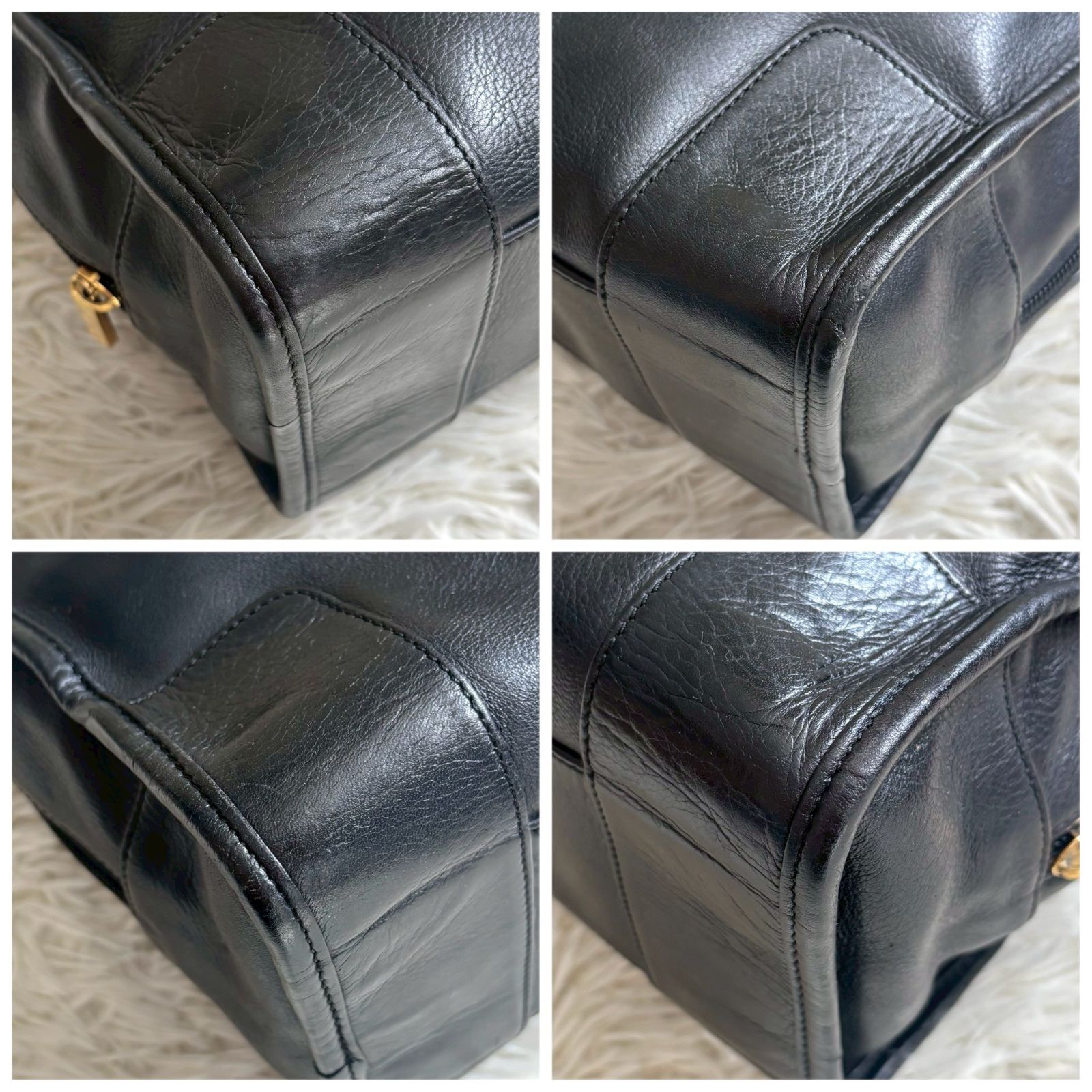 LOEWE アマソナ 26 ハンドバッグ ミニボストンバッグ ブラック