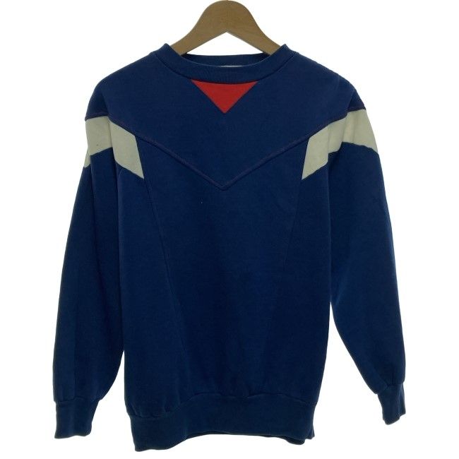 GAP SPORT　スウェット　長袖　トレーナー　トップス　クルーネック　裏起毛　Vガゼット　切替　無地　古着