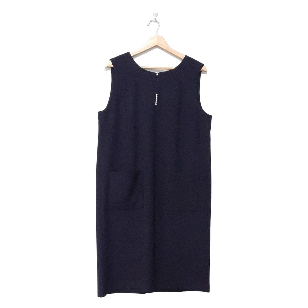 Rose Tiara ネイビー ワンピース 42 Rose Tiara(ローズティアラ) ワンピース サイズ42 L レディース美品
