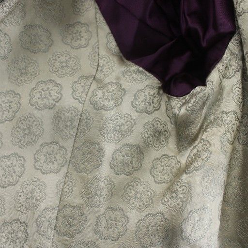 ヒューゴボス テーラードジャケット 麻 リネン 36 グレー  