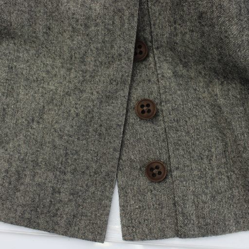 ヒューゴボス テーラードジャケット 麻 リネン 36 グレー  