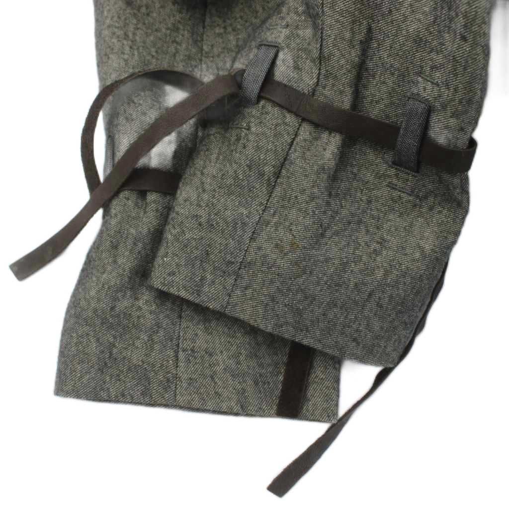 ヒューゴボス テーラードジャケット 麻 リネン 36 グレー  