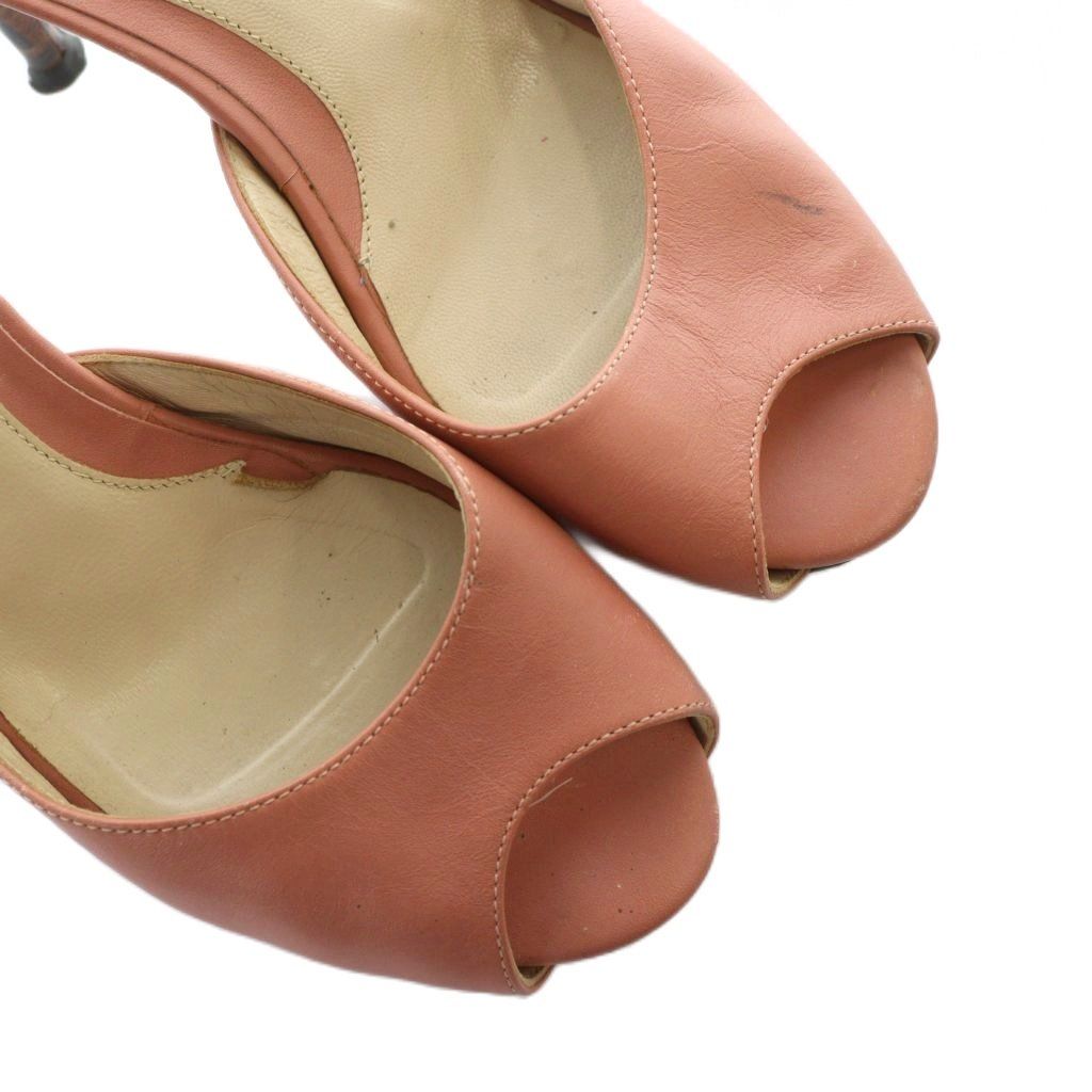 FENDI ズッカ ミュール フェンディ FENDI ミュール サンダル レザー ズッカ柄 ロゴ オープン