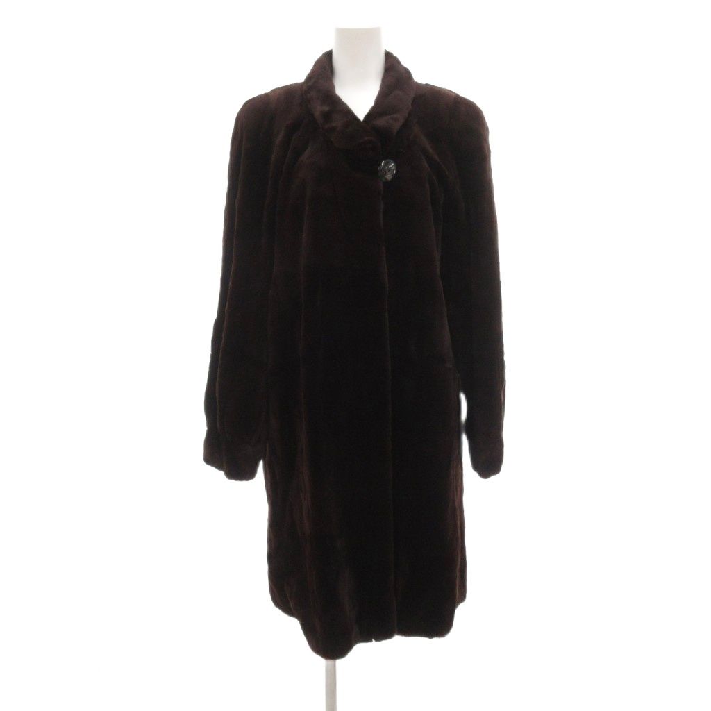 ✨美品 サガミンク シェアードミンク ロングコート 金サガロイヤル サガミンク SAGA MINK 金サガ ロイヤル ファーコート 毛皮 シェアード