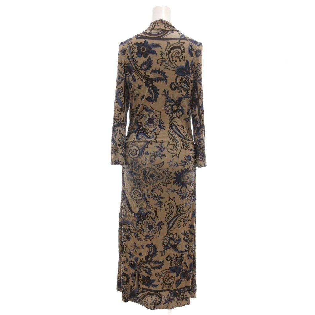 エトロ ETRO ワンピース カシミヤ混 花柄 ペイズリープリント ロング