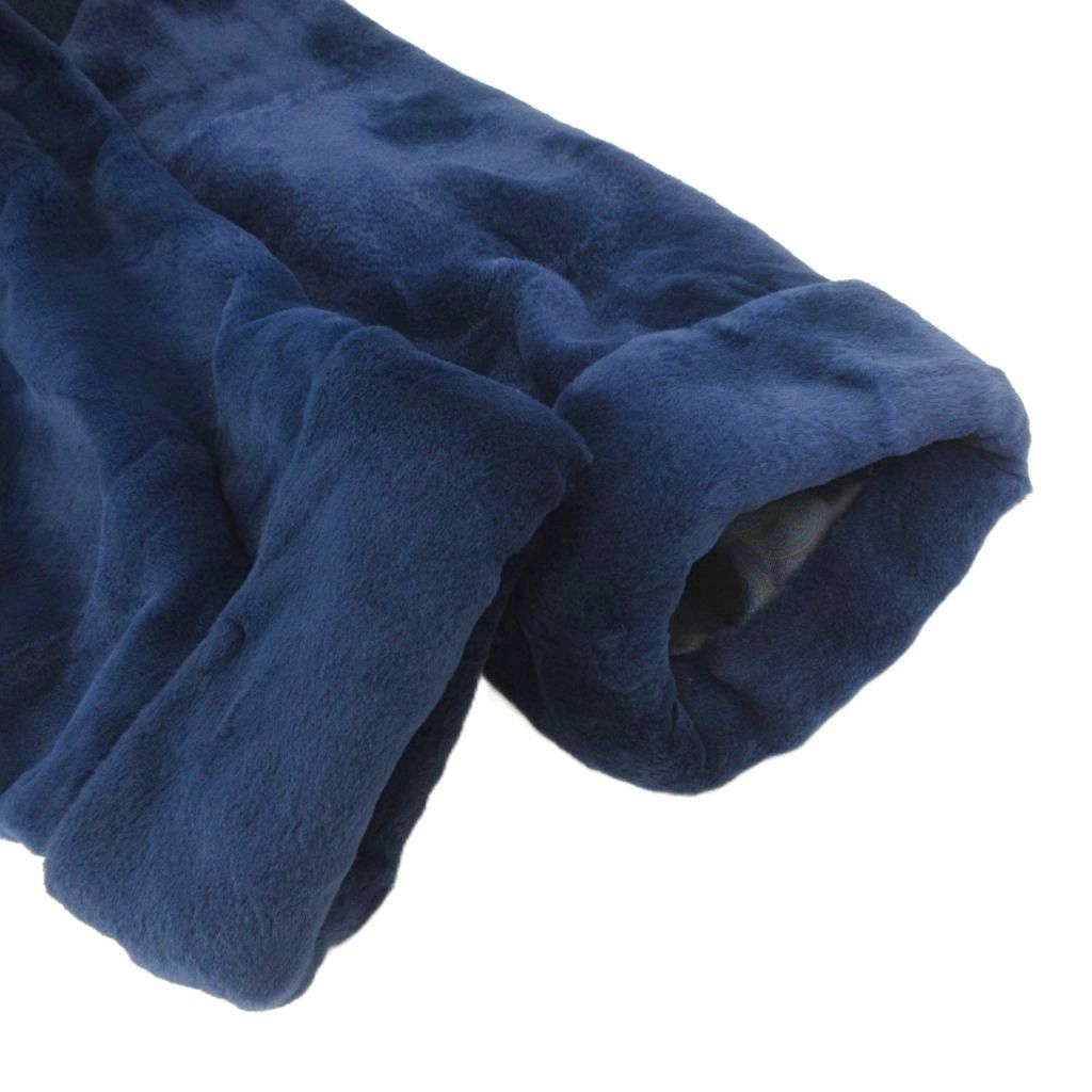 EMBA エンバ 美品 ファーコート 毛皮 染毛 シェアードミンク ミドル