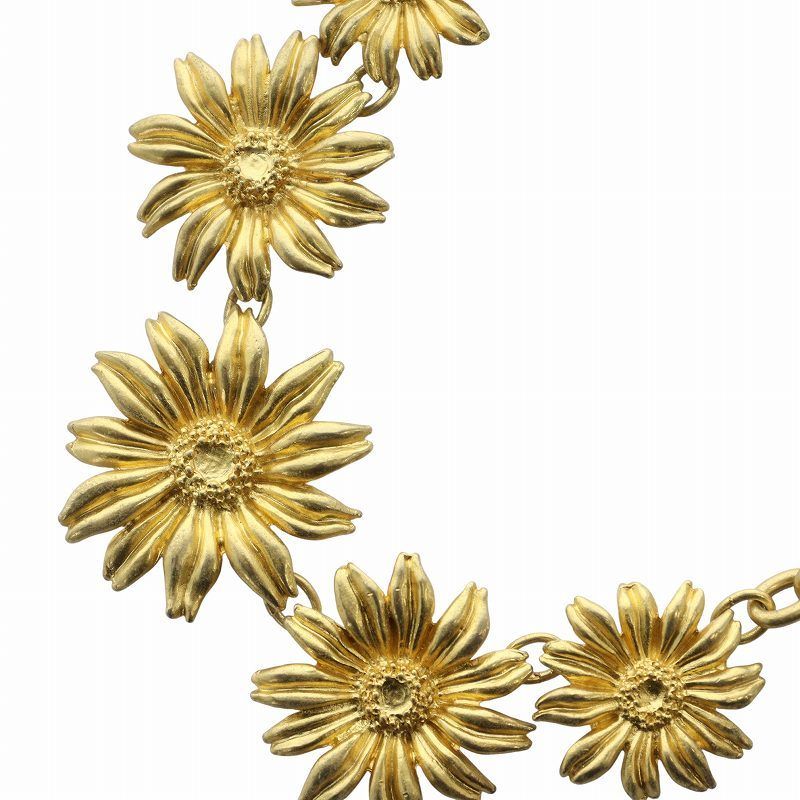 ケンゾー KENZO ヴィンテージ ネックレス ペンダント 花 フラワー