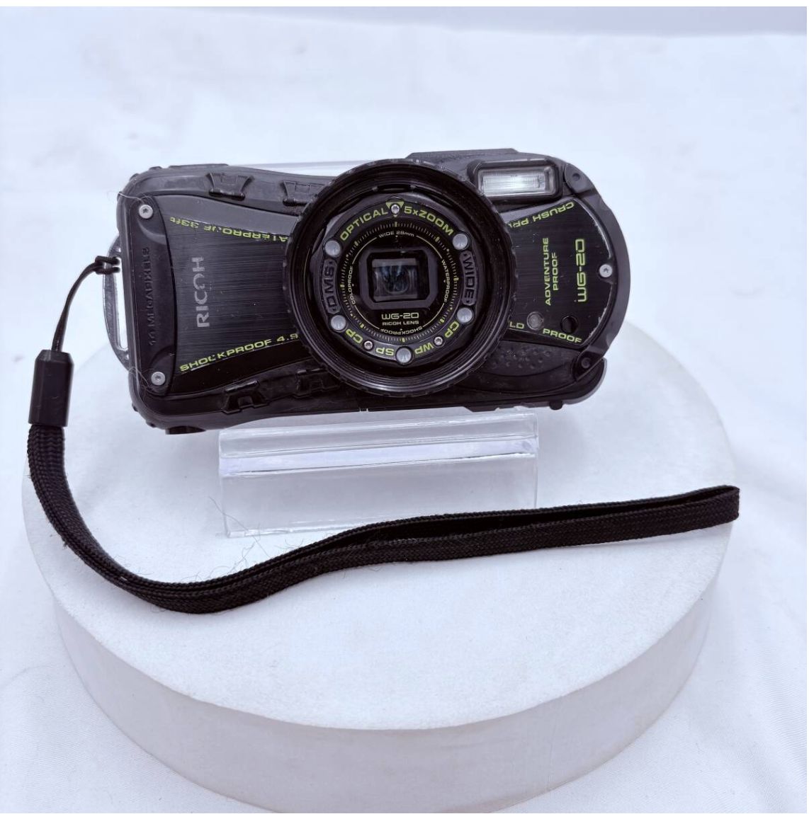 ICOH WG-20 防水デジタルカメラ ブラック 現状品 リコー 光学5倍ズーム