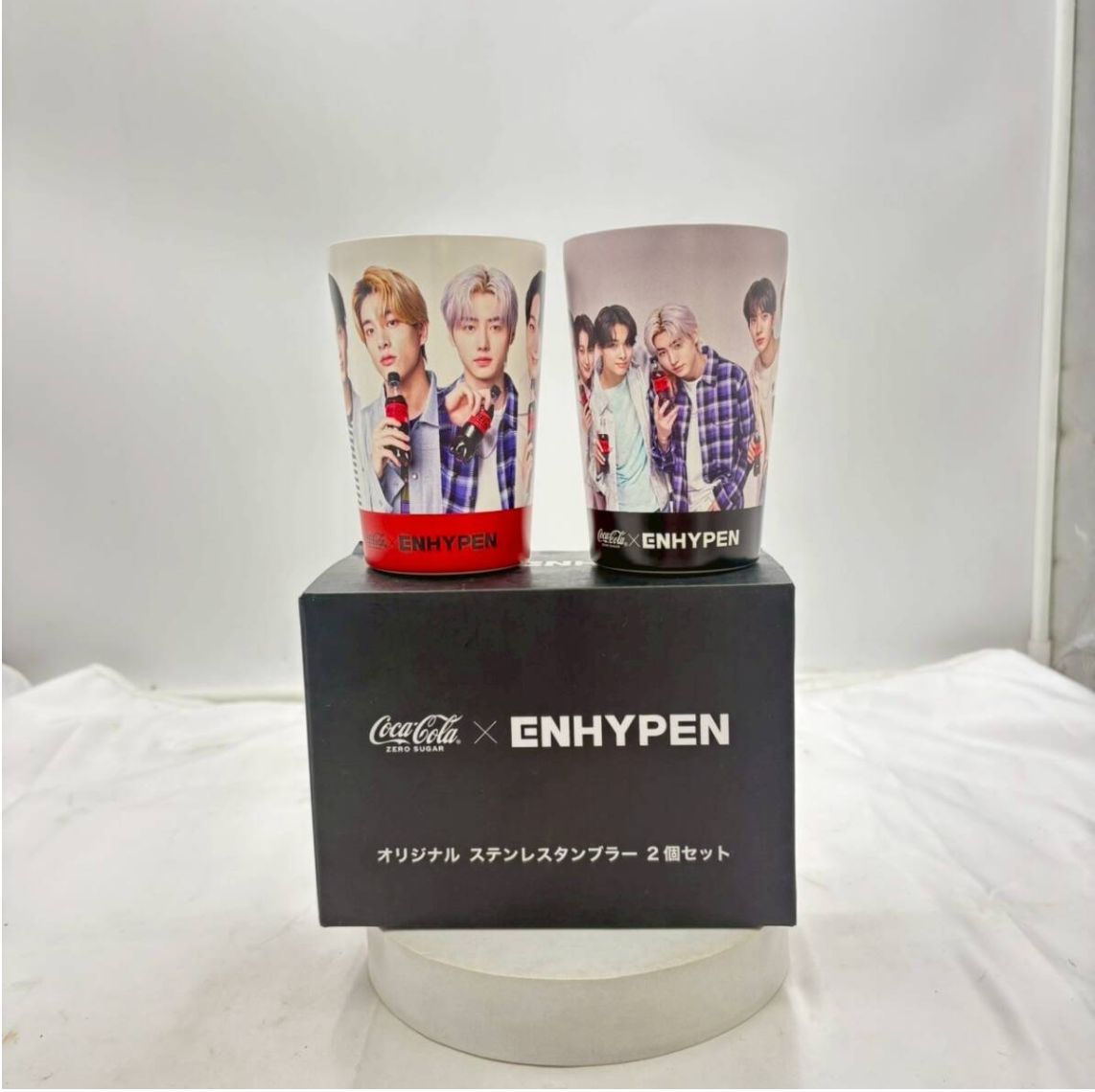 コカ・コーラ×ENHYPEN ペアタンブラー✨ コカ・コーラ×ENHYPEN ペア