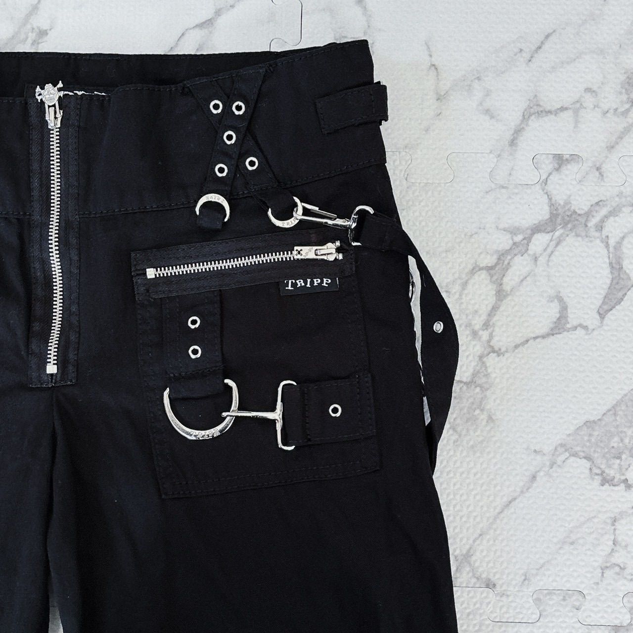 TRIPP NYC SUPER D-RING PANT ボンテージパンツ ブラック メンズ 28