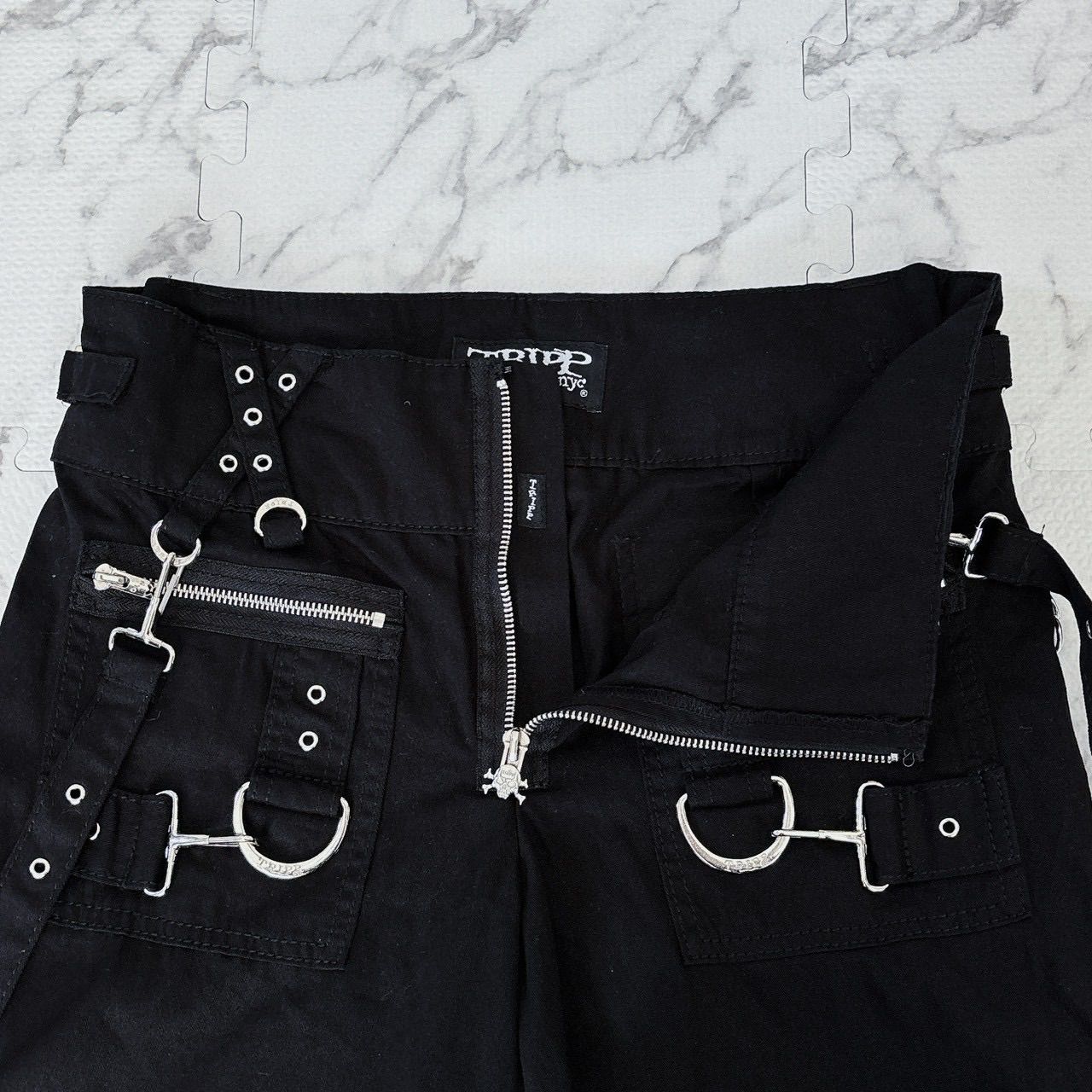TRIPP NYC SUPER D-RING PANT ボンテージパンツ ブラック メンズ 28