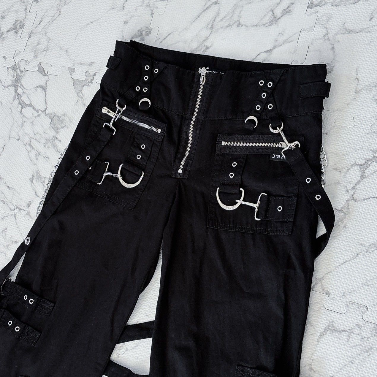 TRIPP NYC SUPER D-RING PANT ボンテージパンツ ブラック メンズ 28
