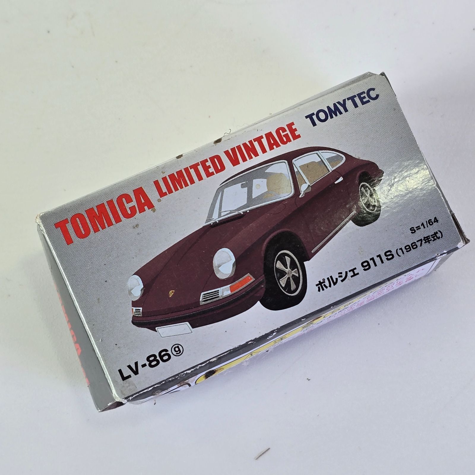 トミカリミテッドヴィンテージ LV-86g ポルシェ911S 赤茶 1967年式